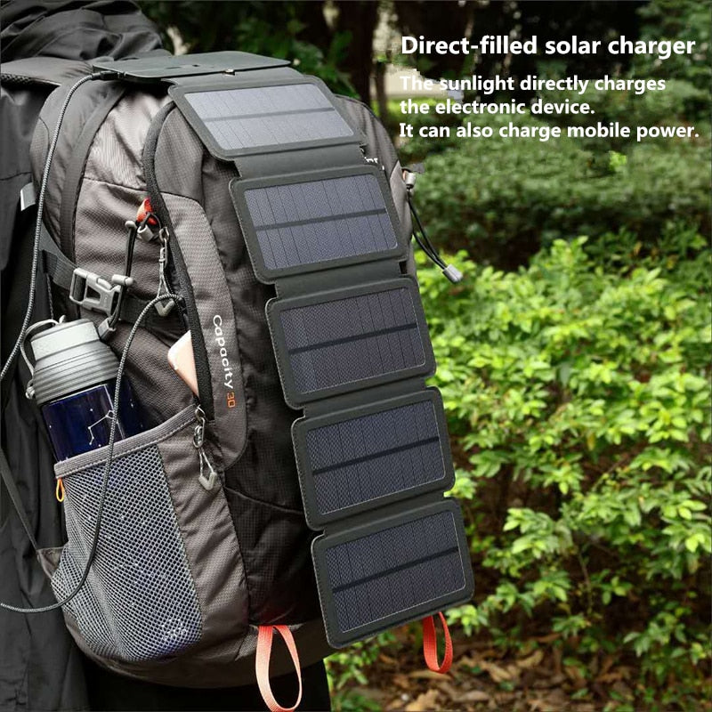 Foldable 10watt Solar Battery Charger
