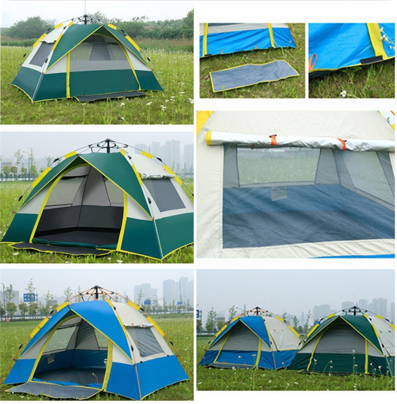 3-4 People Camping Outdoor Automatic Tent